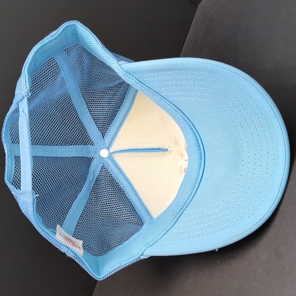 VGT,Nissun Baby Blue, Atlanta Braves Men's Baseball Trucker Hat. - Picture 5 of 6